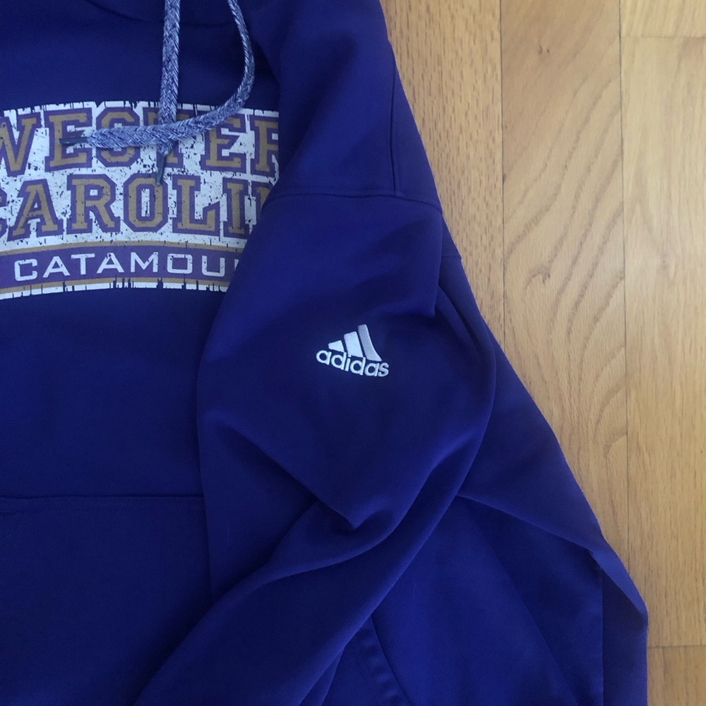 Adidas Western Carolina Catamounts Purple Hoodie - Picture 4 of 4